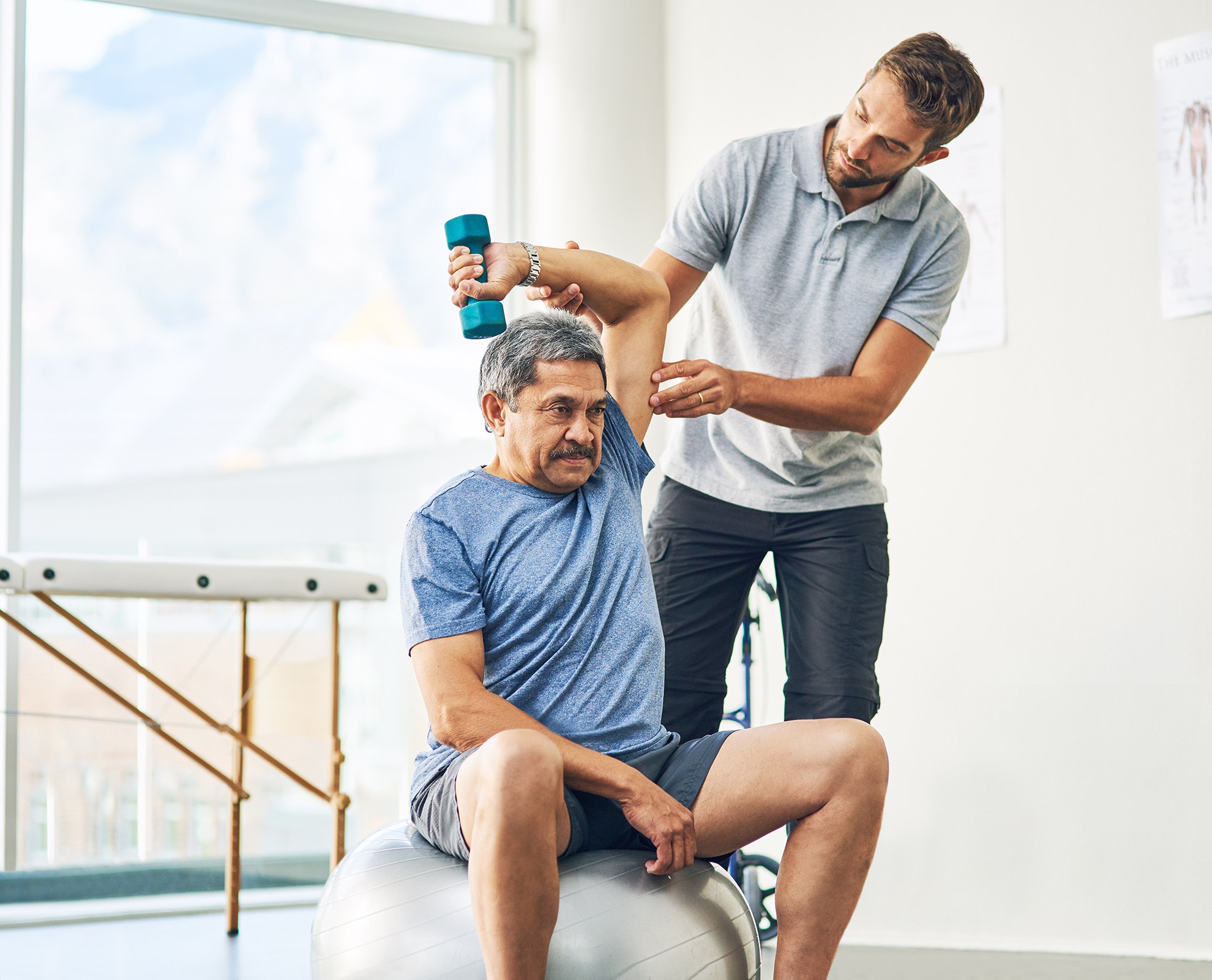 Dr. Trevor Chan visiting a patient at home